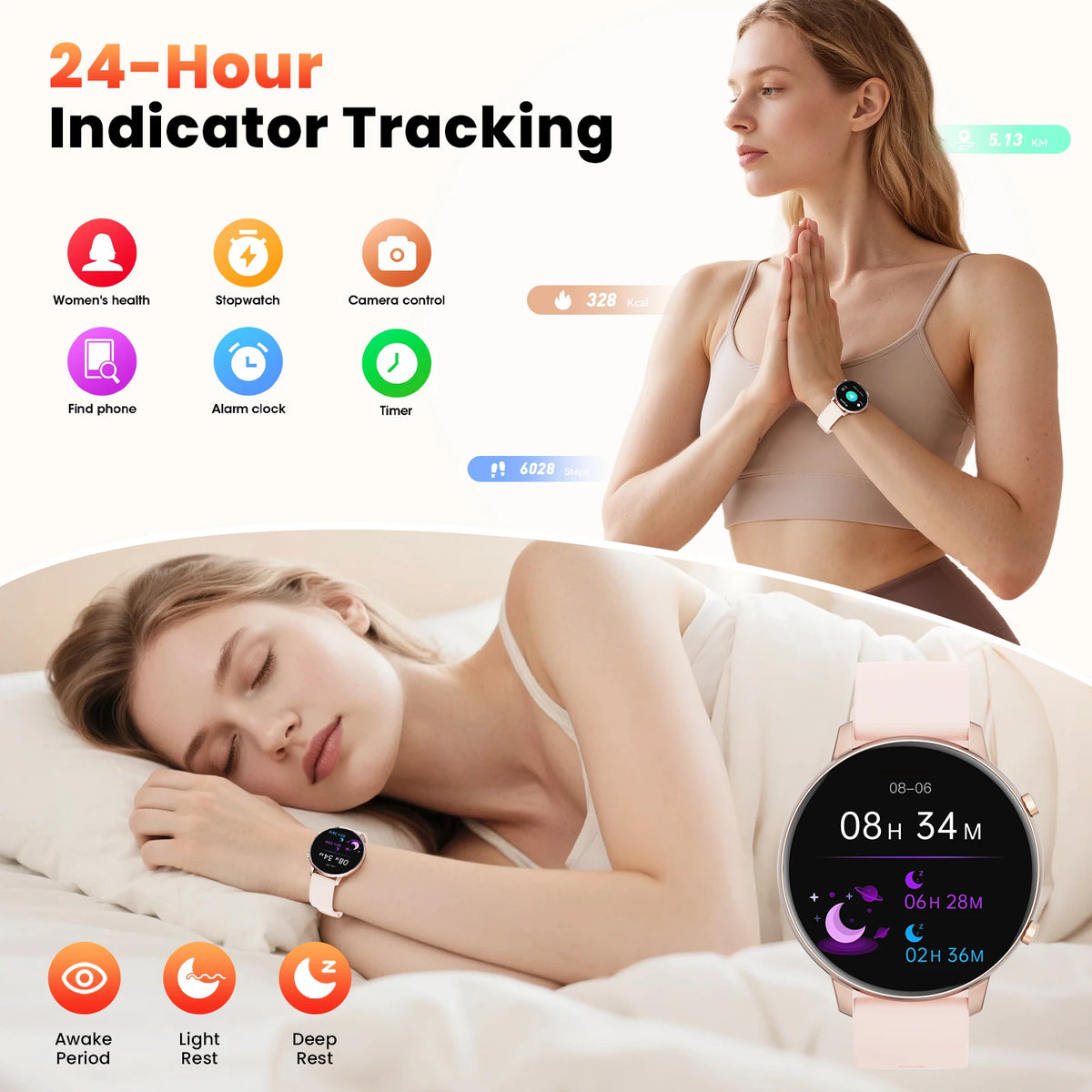 Bluetooth Calling Smartwatch For Women With Fitness And Health Tracking
