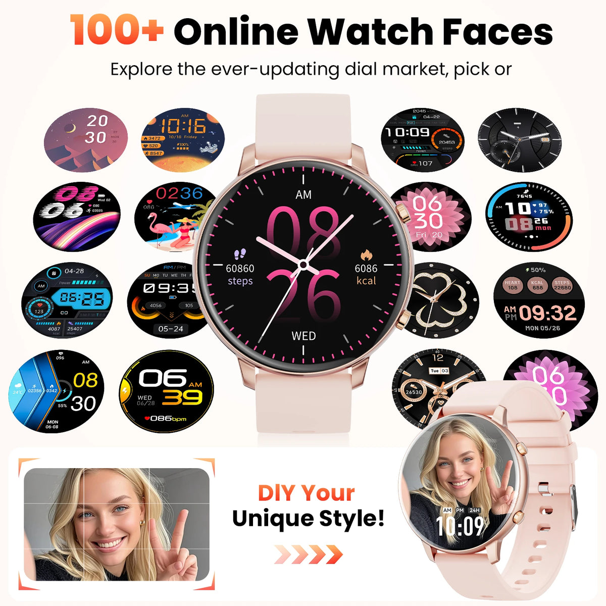 Bluetooth Calling Smartwatch For Women With Fitness And Health Tracking