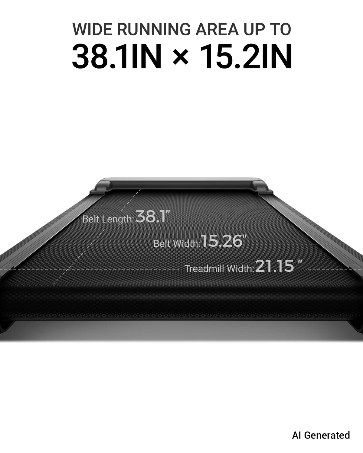ROBORE  X9F 15% Auto Incline Treadmill, 7.5 MPH Folding Walking Pad with Safety Handle, Quiet Powerful Motor, 12 Speed Levels, 6-Layer Shock Absorption, LED Display Under Desk Treadmill for Home Workout, Walking, Jogging & Ru