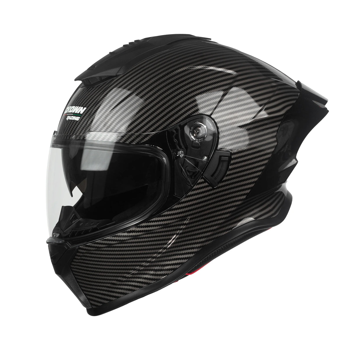Crown Racing LW600 Motorcycle Helmets, Full Face Motorcycle Street Bike Helmet DOT Approved
