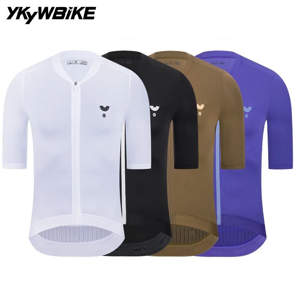 YKYWBIKE 2026 Cycling Jersey Men Summer Professional Bicycle Shirt Short Sleeve Breathable Road Bike Maillot Cycling Clothing