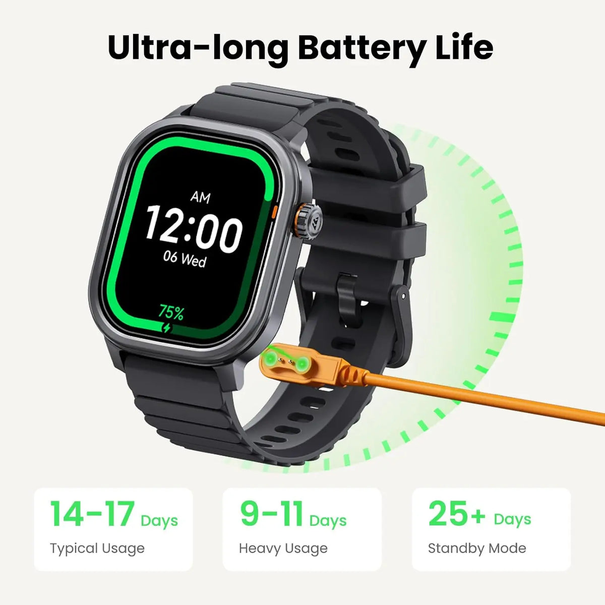 KOSPET Pulse AMOLED Smartwatch With Bluetooth Calling And Fitness Tracking
