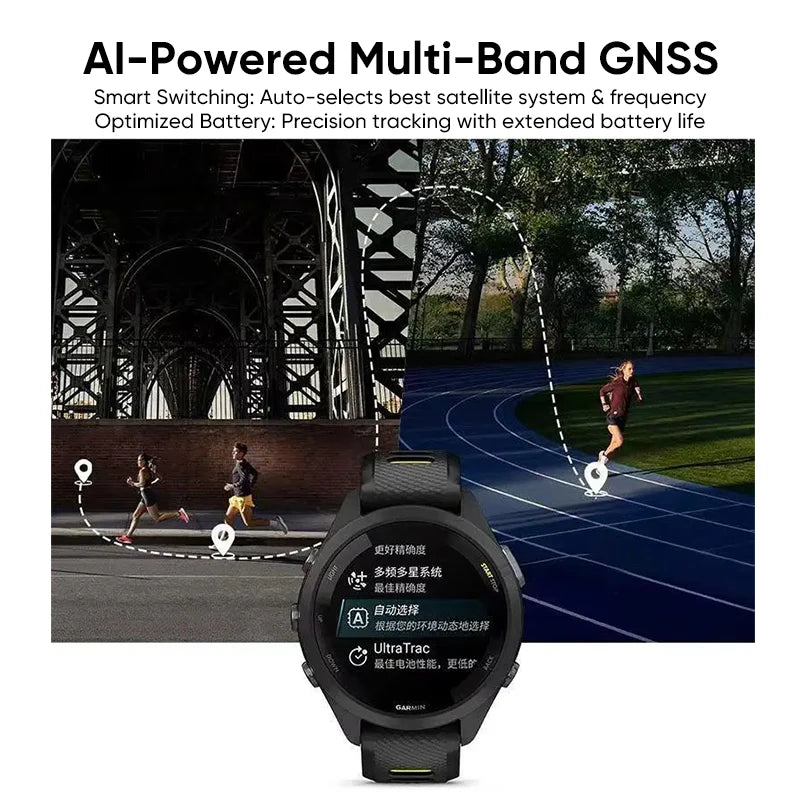 Garmin Forerunner 265 GPS Smartwatch With AMOLED Training Features