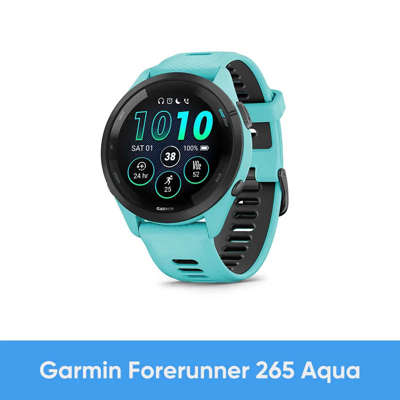 Garmin Forerunner 265 GPS Smartwatch With AMOLED Training Features
