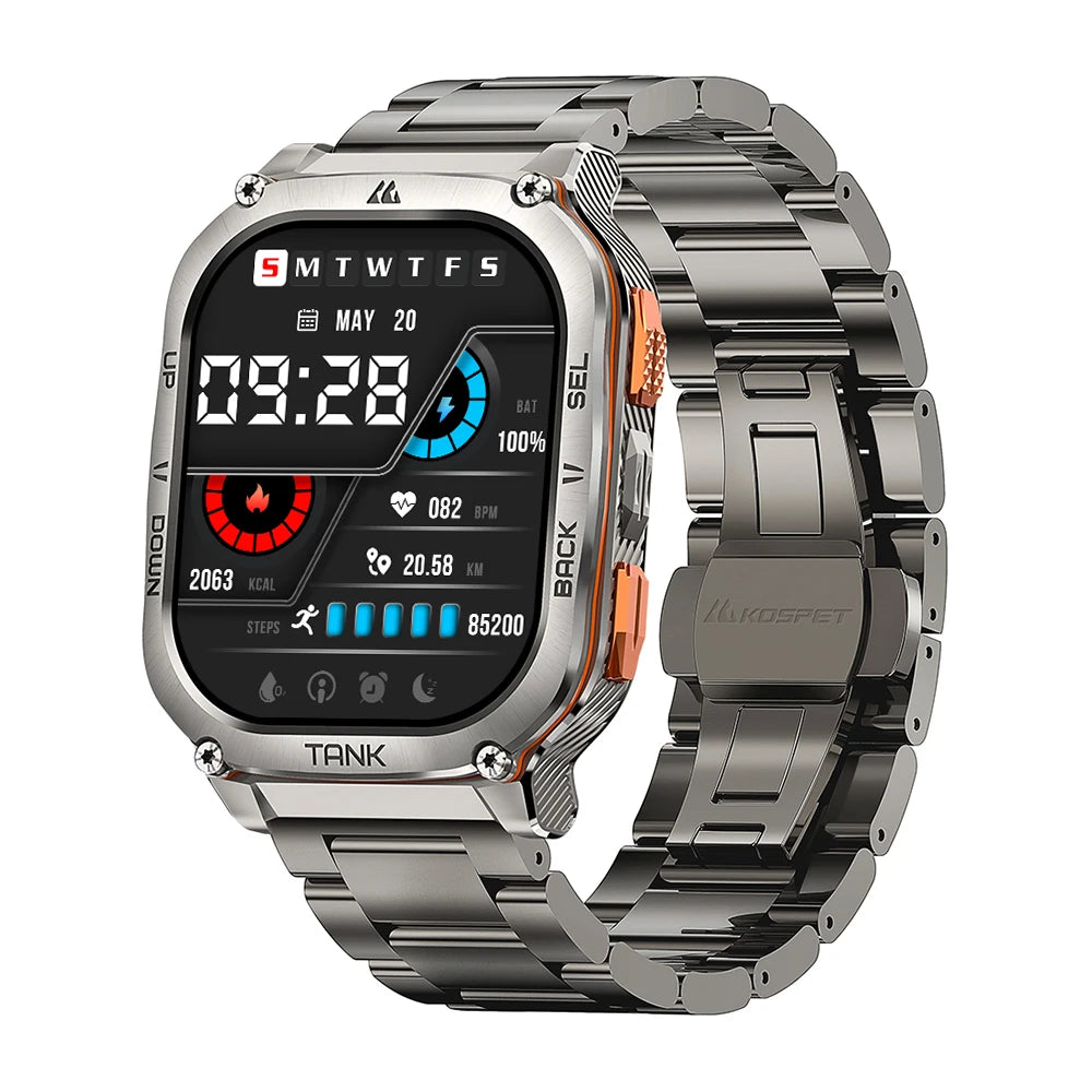 KOSPET Tank M3 Ultra GPS AMOLED Waterproof Bluetooth Calling Smartwatch