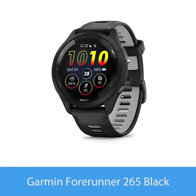 Garmin Forerunner 265 GPS Smartwatch With AMOLED Training Features