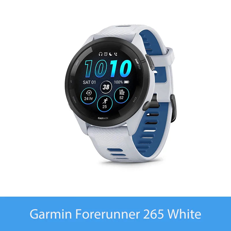Garmin Forerunner 265 GPS Smartwatch With AMOLED Training Features