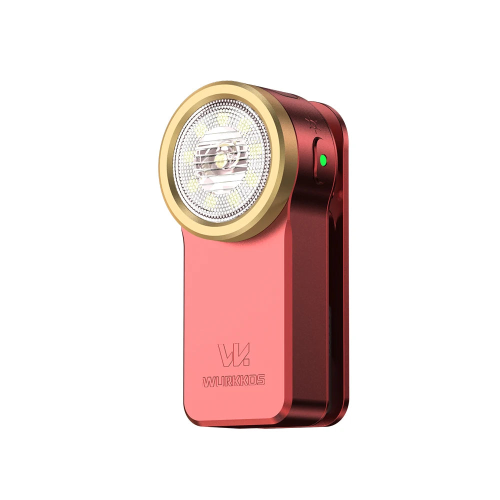 Wurkkos HD03 Clip Light 680LM USB C Rechargeable Pocket Flashlight Mini Spotlight/Flooglight Portable EDC RGB Torch with Magnet