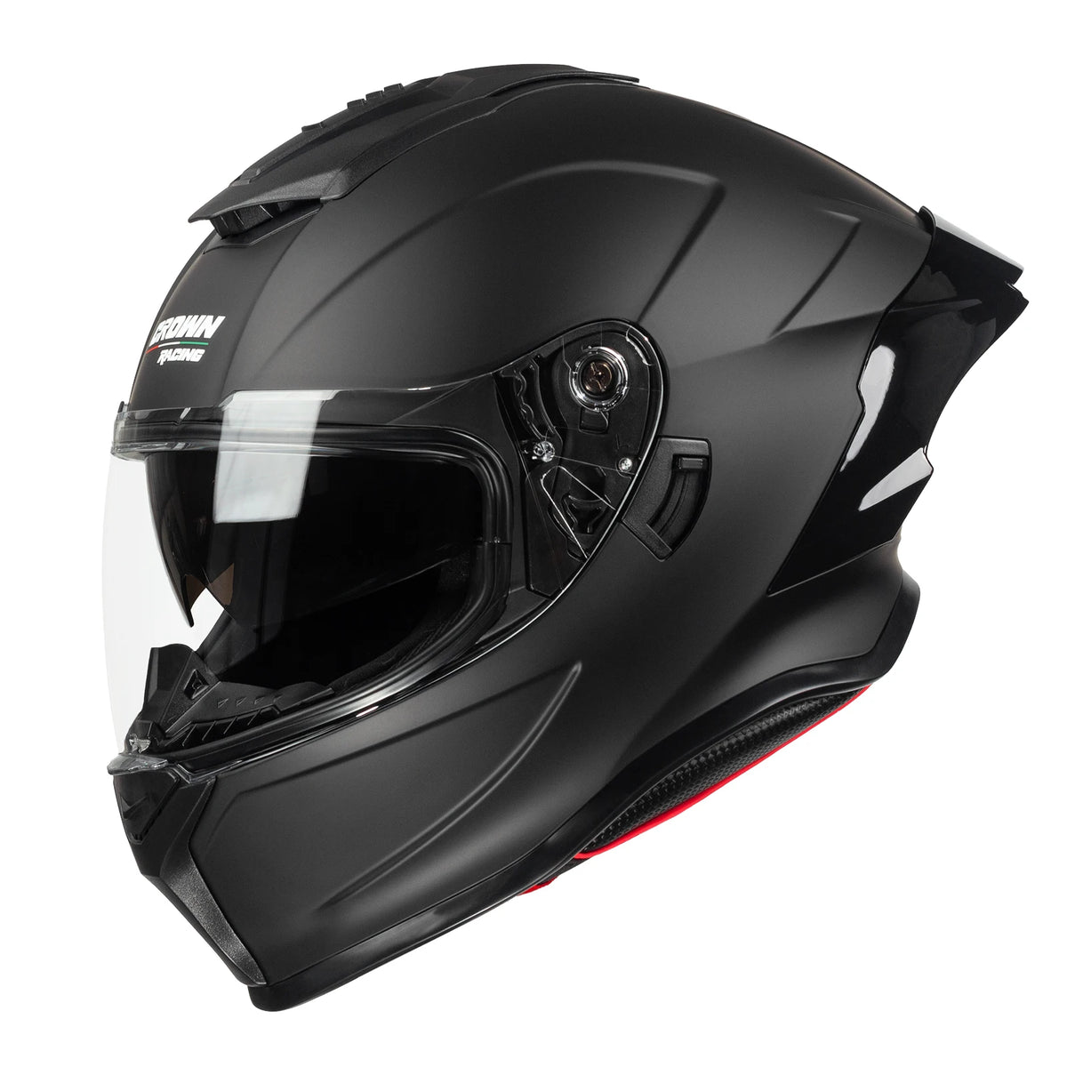 Crown Racing LW600 Motorcycle Helmets, Full Face Motorcycle Street Bike Helmet DOT Approved