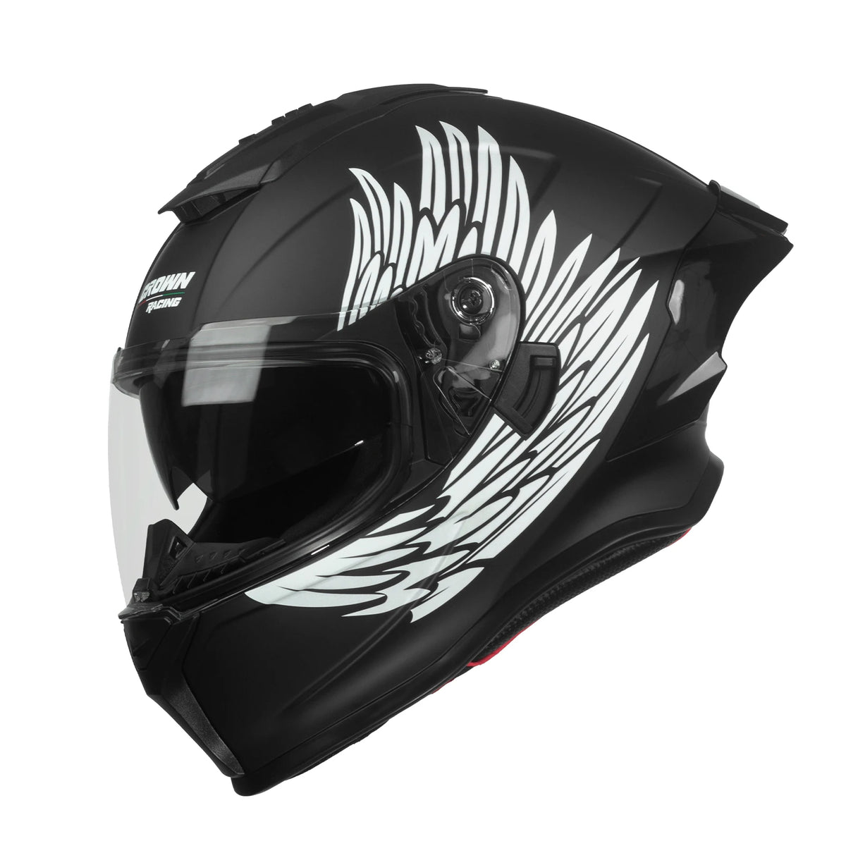 Crown Racing LW600 Motorcycle Helmets, Full Face Motorcycle Street Bike Helmet DOT Approved