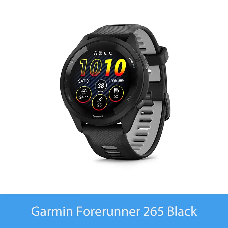 Garmin Forerunner 265 GPS Smartwatch With AMOLED Training Features