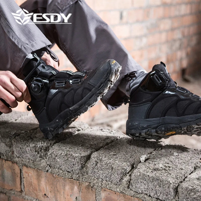 KOLINLOV Men's Waterproof Outdoor Hiking Boots For Trail Adventures