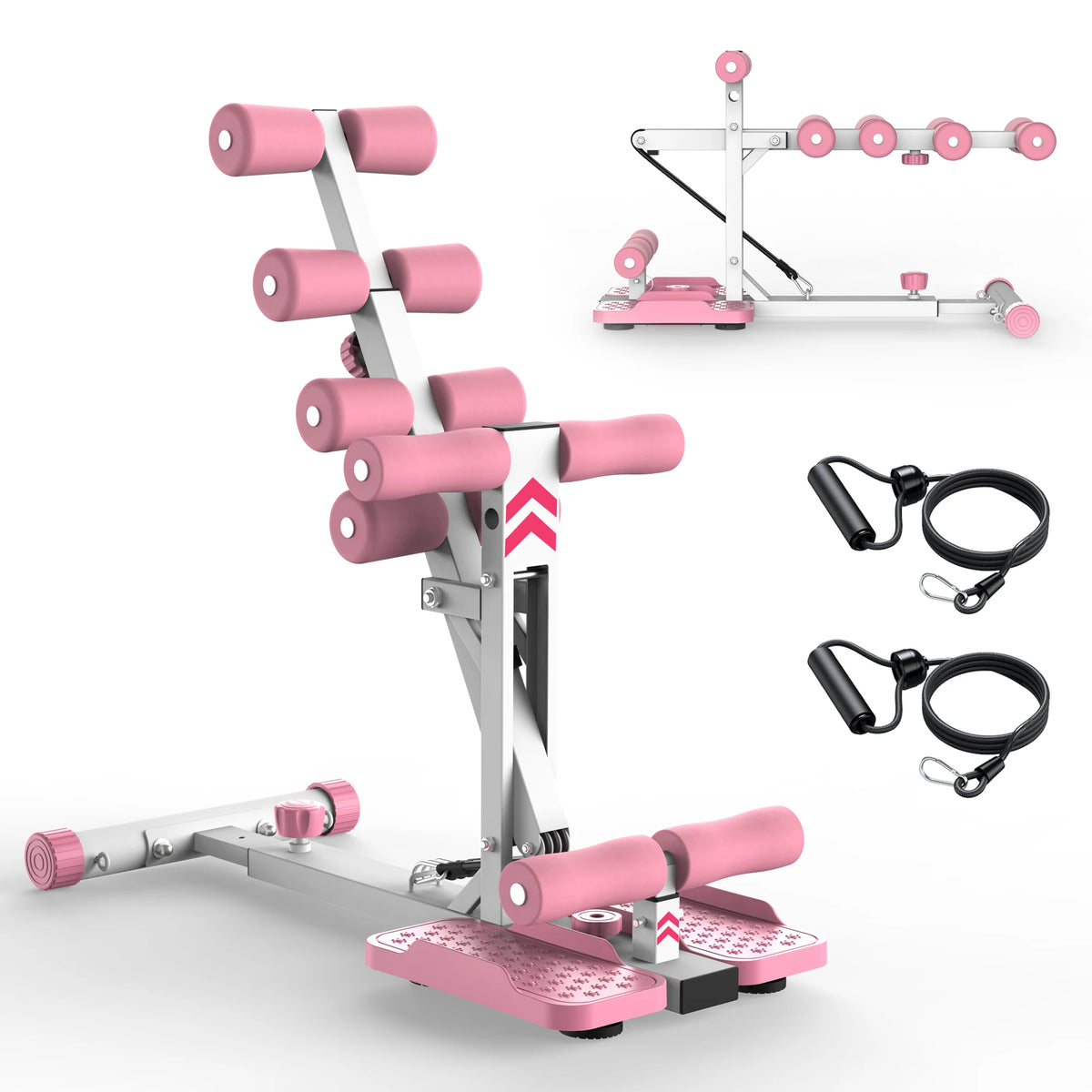 Deep Squat Machine with Resistance Bands, Glute & Core Trainer for Home Gym, Apartment & Office, Squat Assist Equipment