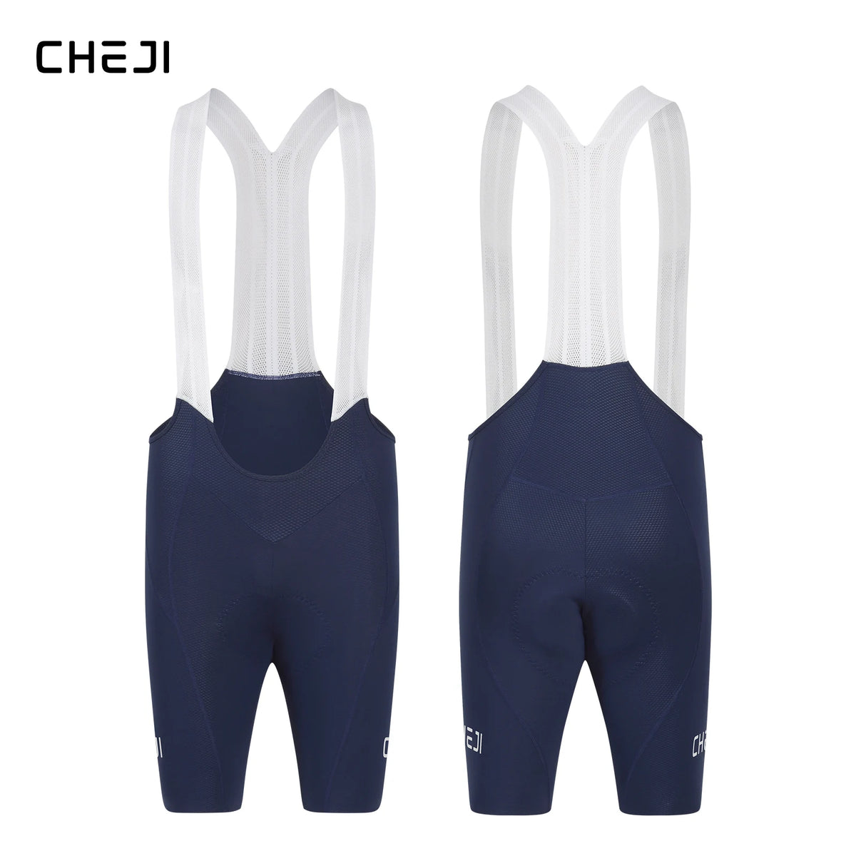 Cheji Men's Cycling Bib Shorts Seamless Construction, Comfortable, Quick-Drying and Breathable
