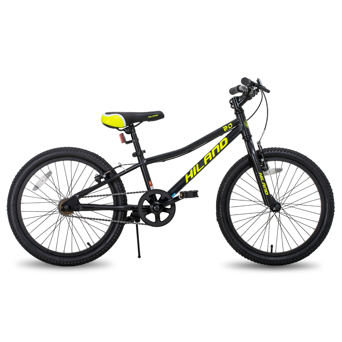 Hiland Kids Mountain Bike With Dual Handbrakes And Kickstand