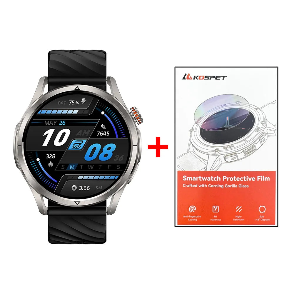 KOSPET Magic R10 GPS Smartwatch AMOLED Dual Band GNSS