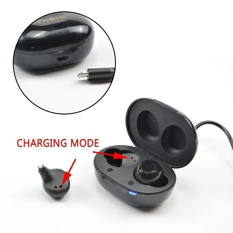 JINGHAO Rechargeable Digital In Ear Hearing Amplifier