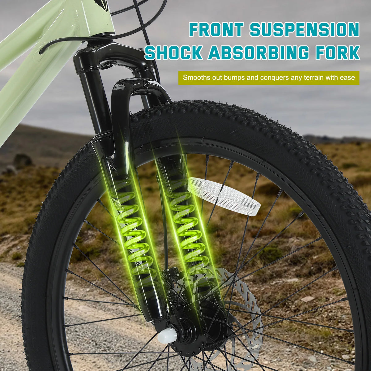 AIVA Hardtail Mountain Bike With Aluminum Frame And Disc Brakes