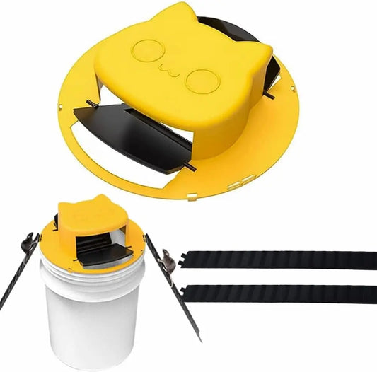 1 Pack Mouse Bucket Trap Lid Multi Catch Auto Reset Design Fit For 5 Gallon Bucket Reusable Rodent Capture Cover For Indoor And Outdoor Household Use
