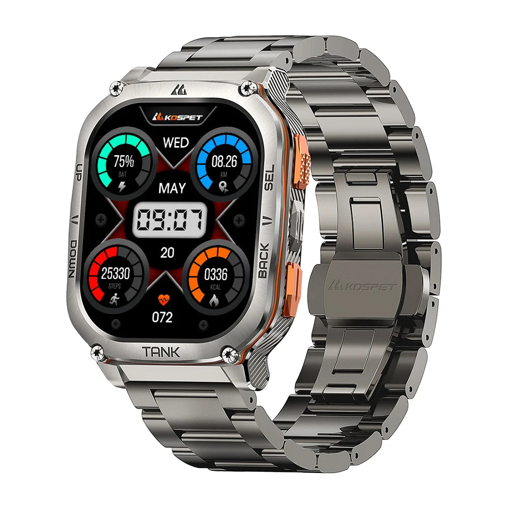 KOSPET Tank M3 Ultra GPS AMOLED Waterproof Bluetooth Calling Smartwatch