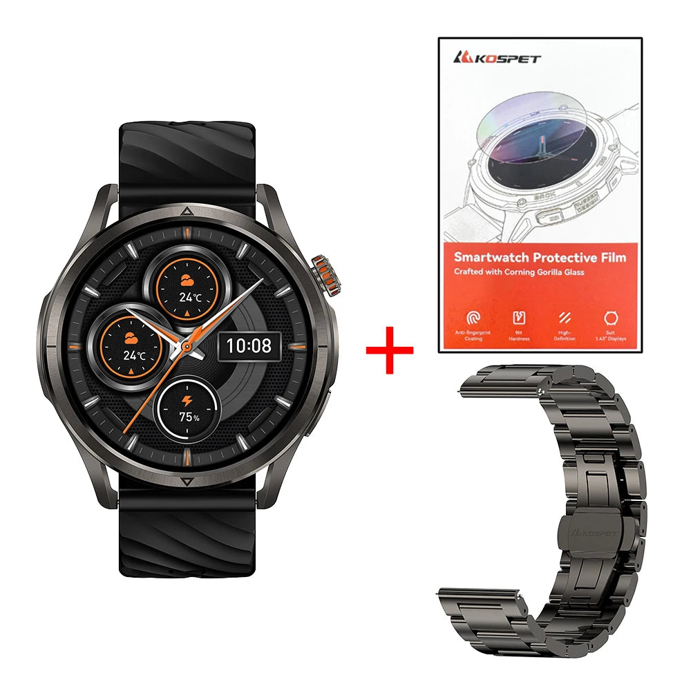 KOSPET Magic R10 GPS Smartwatch AMOLED Dual Band GNSS
