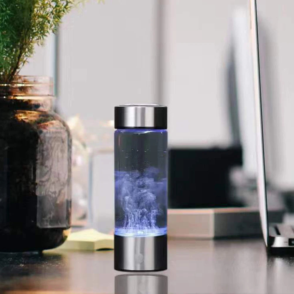 420ml Hydrogen Water Bottle Electric Hydrogen Rich Water Generator Bottle Sports Water Bottle for Outdoor Sports