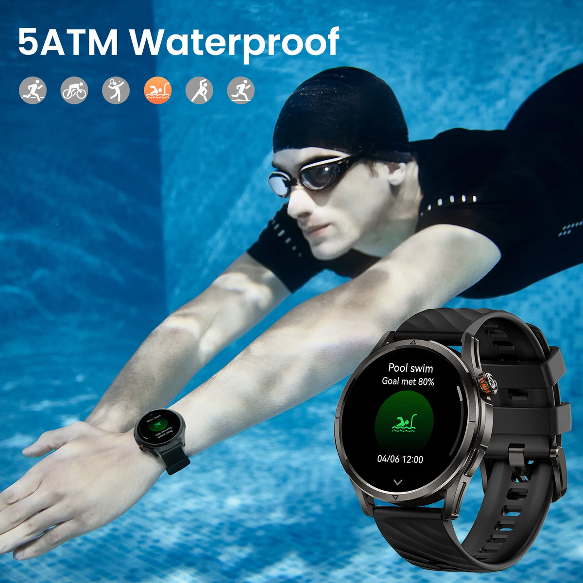 KOSPET Magic R10 GPS Smartwatch AMOLED Dual Band GNSS
