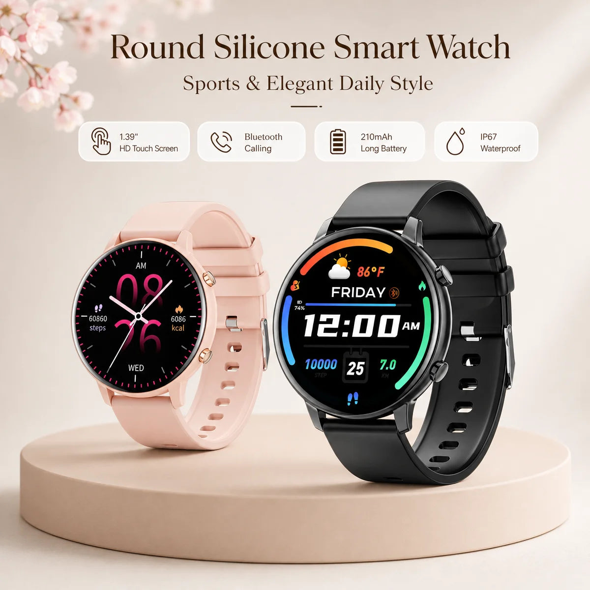 Bluetooth Calling Smartwatch For Women With Fitness And Health Tracking