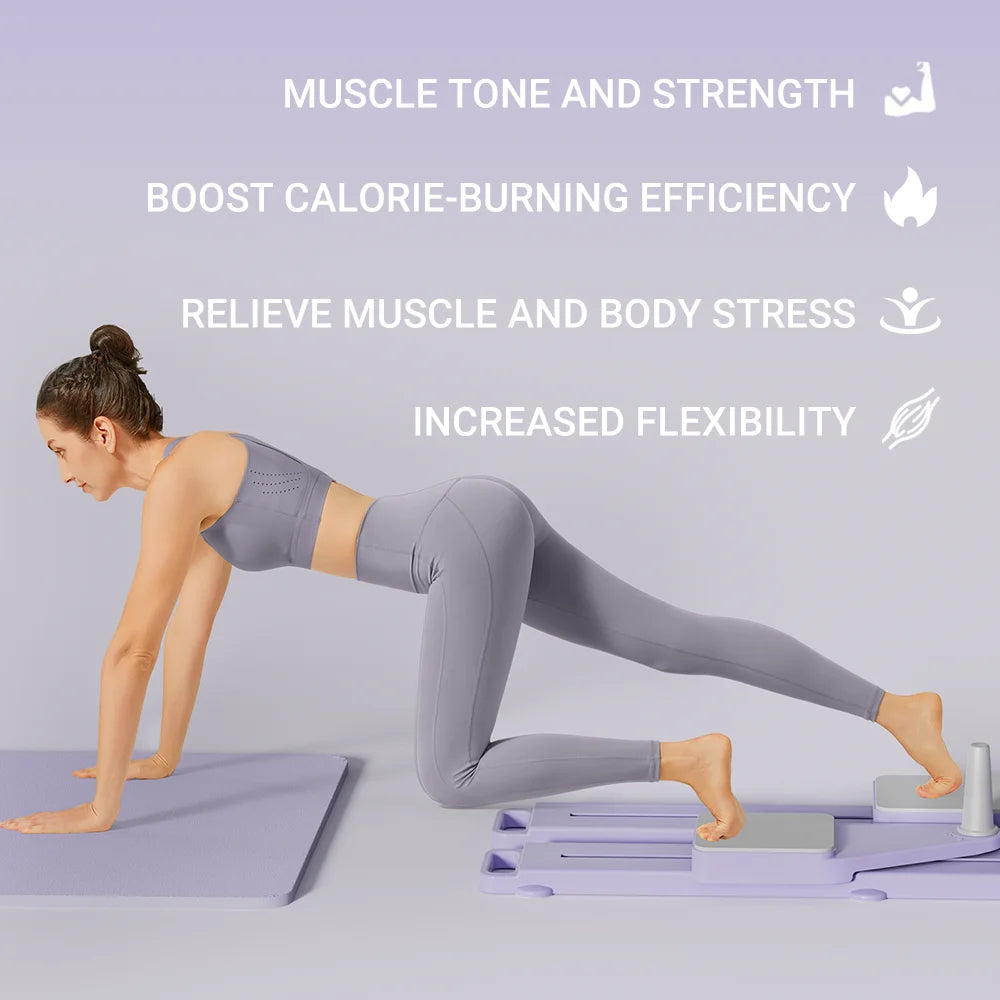 UMAY Multi‑Functional Detachable Split‑Style Abdominal Board, Split Abs Slide Roller with Simulated Ski Mode, Home Pilates Reformer with Knee Mat for Abdominal Leg Core Strength Training