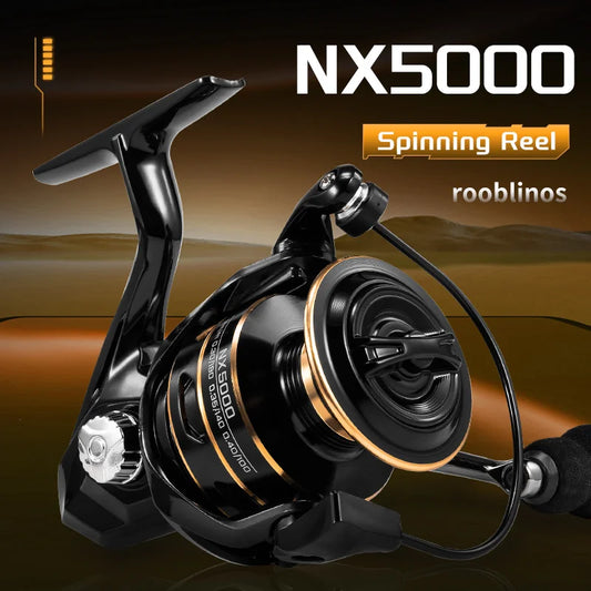 J-BARZILLAI NX Metal Spinning Fishing Reel With Powerful Drag