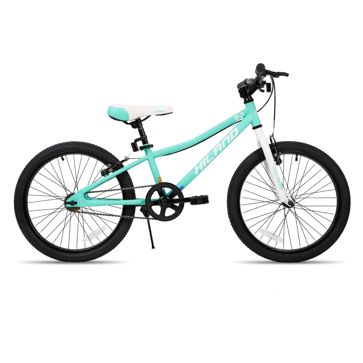 Hiland Kids Mountain Bike With Dual Handbrakes And Kickstand