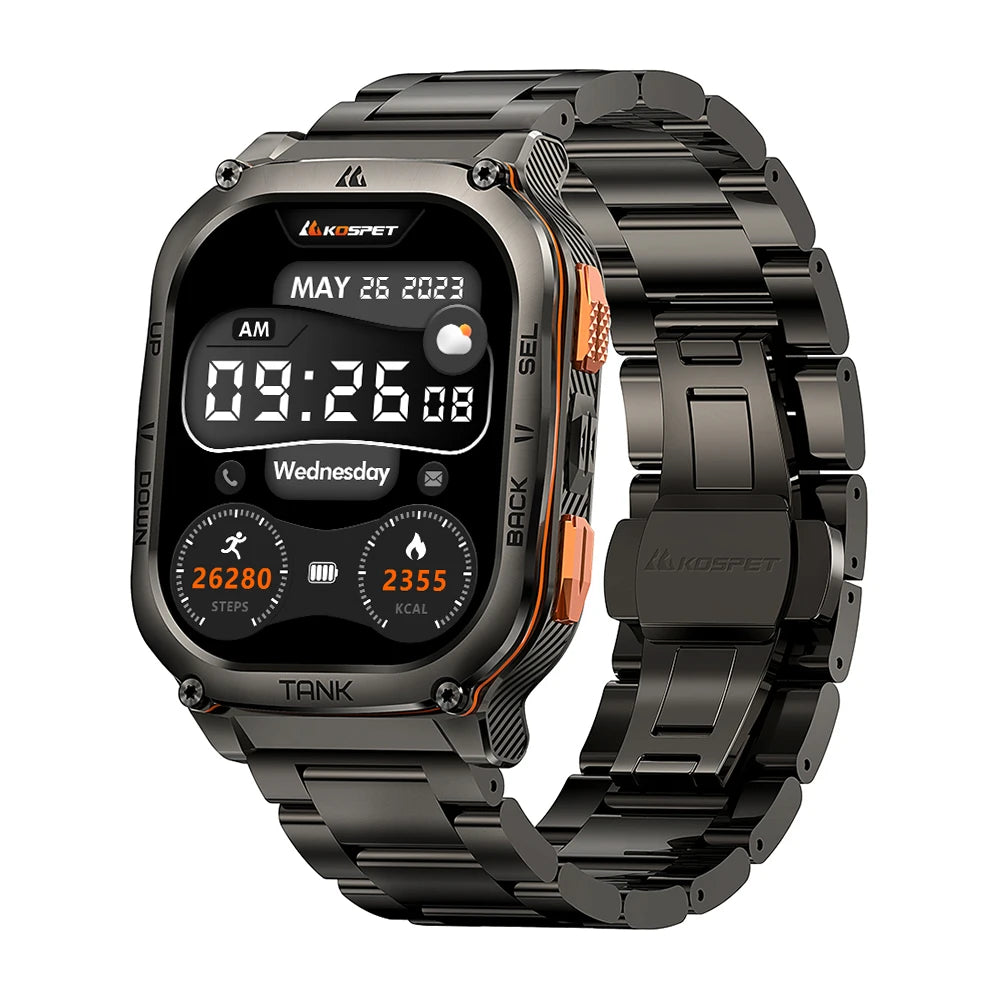 KOSPET Tank M3 Ultra GPS AMOLED Waterproof Bluetooth Calling Smartwatch