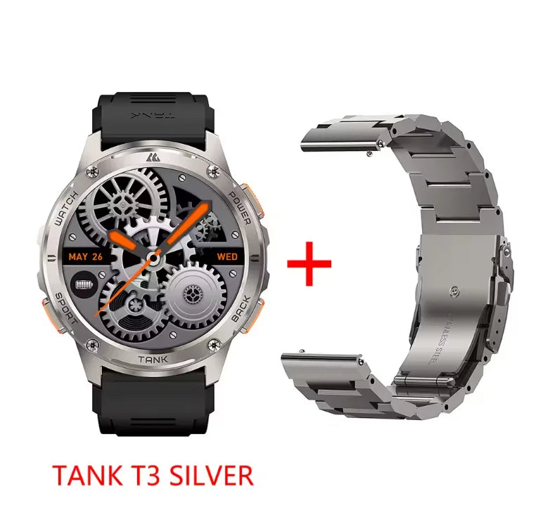 KOSPET Tank T3 Smartwatch With Bluetooth Calling And Fitness Tracking