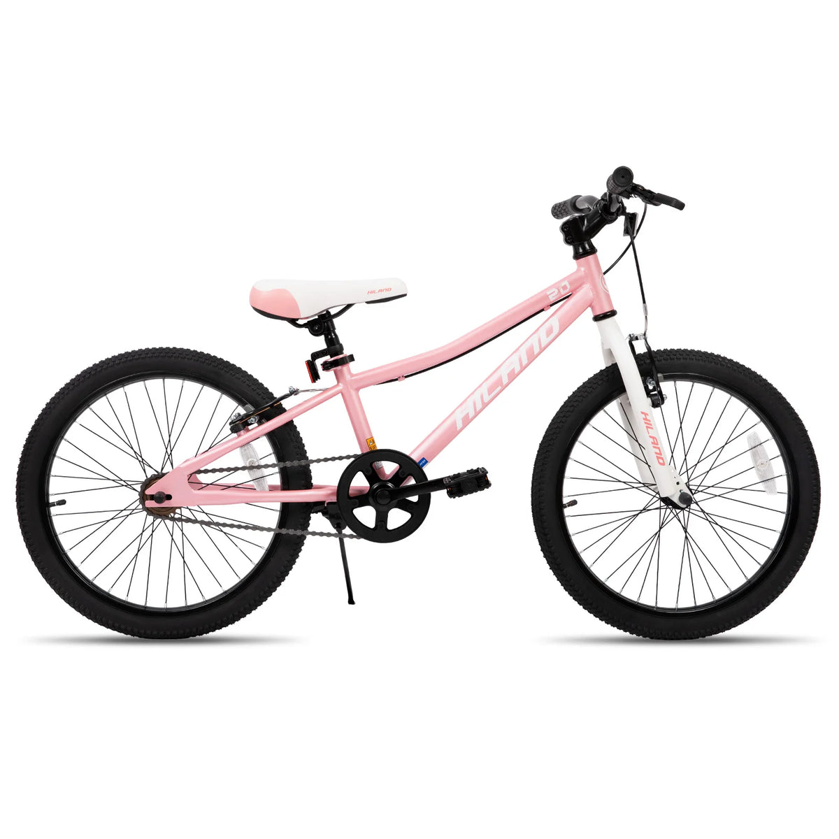 Hiland Kids Mountain Bike With Dual Handbrakes And Kickstand